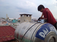 Vệ sinh và làm sạch bồn chứa nước tại nhà